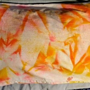 Geometric Tie-Dye Pillow Case